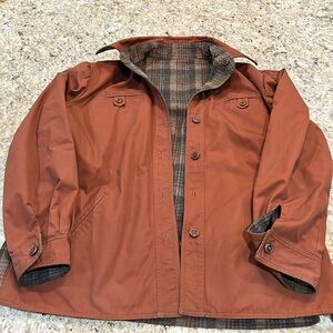 Vintage Reversible plaid jacket